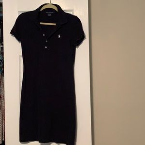 Navy blue polo dress